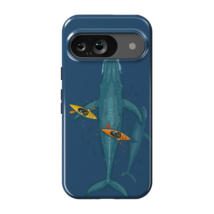 Pixel 9 StrongFit Canoes on whale family by Alberto