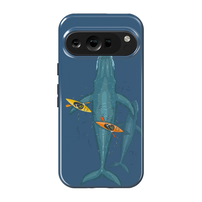 Pixel 9 pro StrongFit Canoes on whale family by Alberto