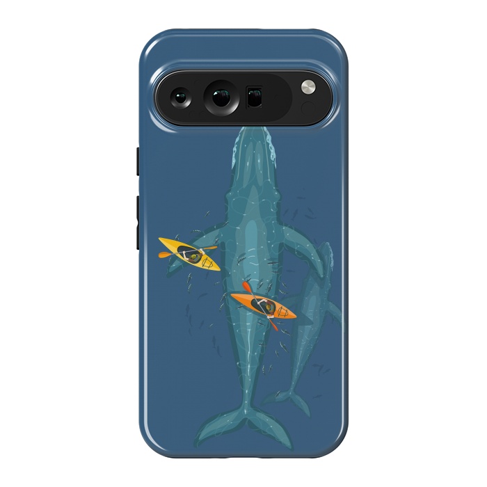 Pixel 9 Pro XL StrongFit Canoes on whale family by Alberto