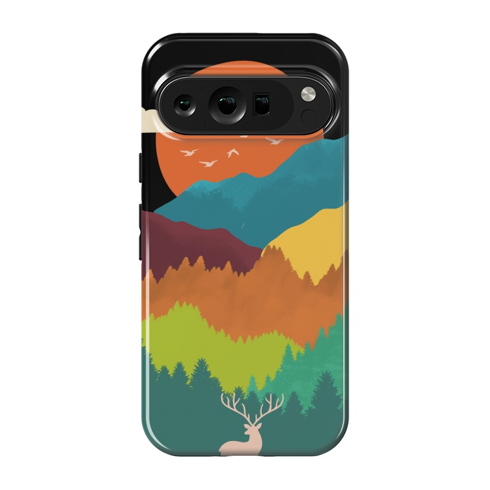 Pixel 9 pro StrongFit Mountains Layers by Coffee Man