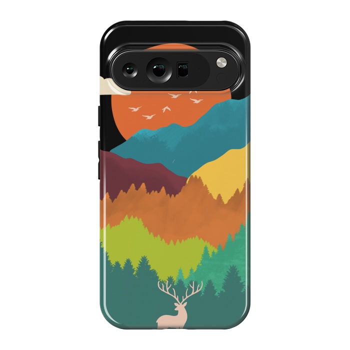 Pixel 9 Pro XL StrongFit Mountains Layers by Coffee Man