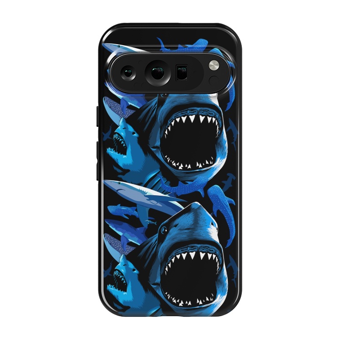 Pixel 9 pro StrongFit Sharks predators by Alberto