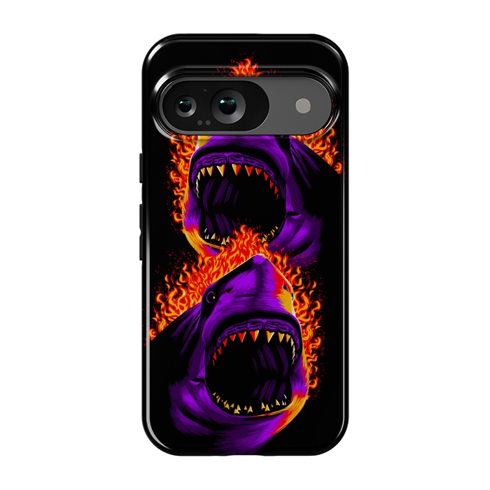 Pixel 9 StrongFit Fire shark by Alberto