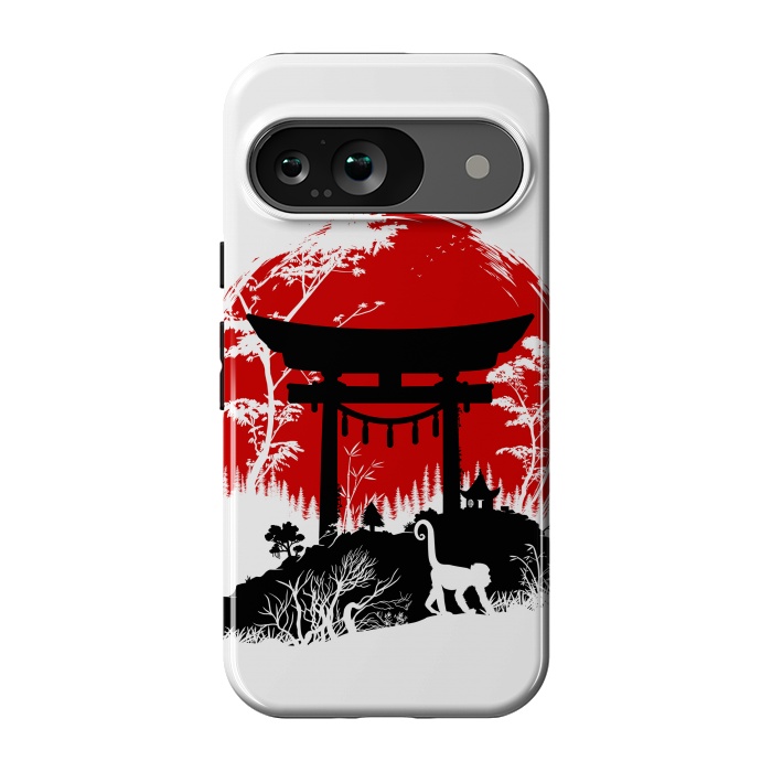 Pixel 9 StrongFit Japanese torii under the sun by Alberto