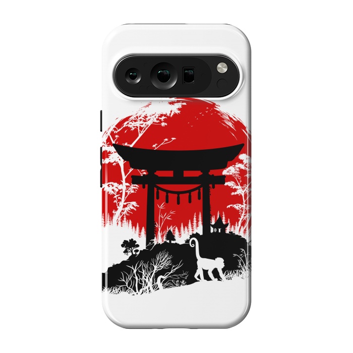 Pixel 9 pro StrongFit Japanese torii under the sun by Alberto