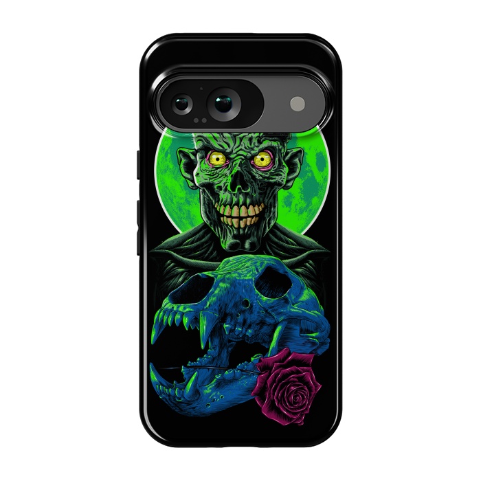 Pixel 9 StrongFit Skull and flower zombie by Alberto