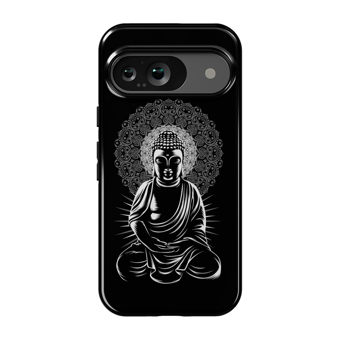 Pixel 9 StrongFit Buddha practicing yoga by Alberto