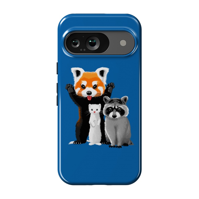 Pixel 9 StrongFit Raccoon, ferret and red panda by Alberto