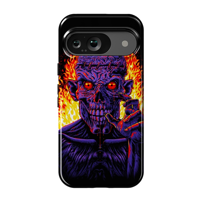 Pixel 9 StrongFit Zombie in flames by Alberto