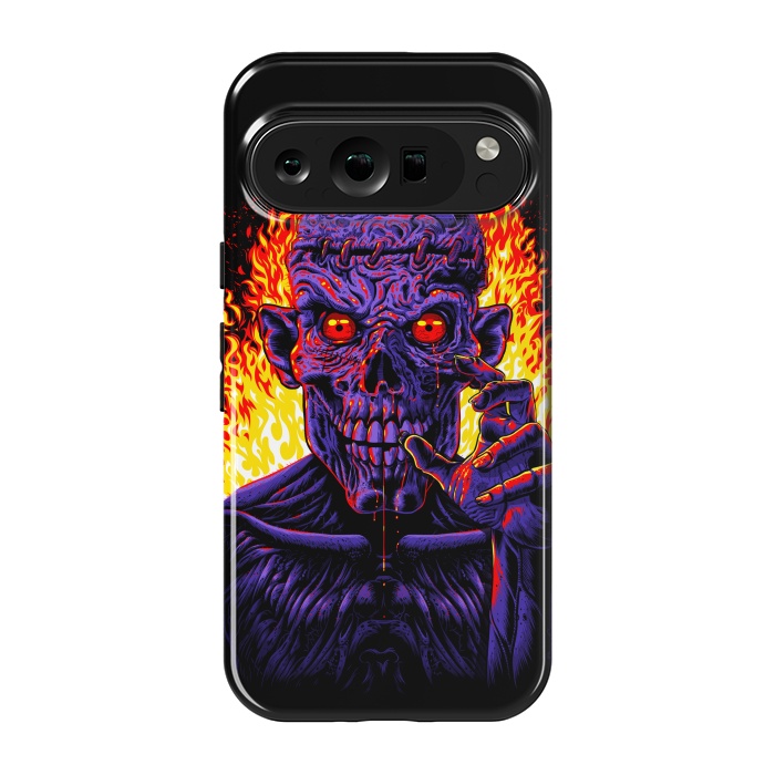 Pixel 9 pro StrongFit Zombie in flames by Alberto