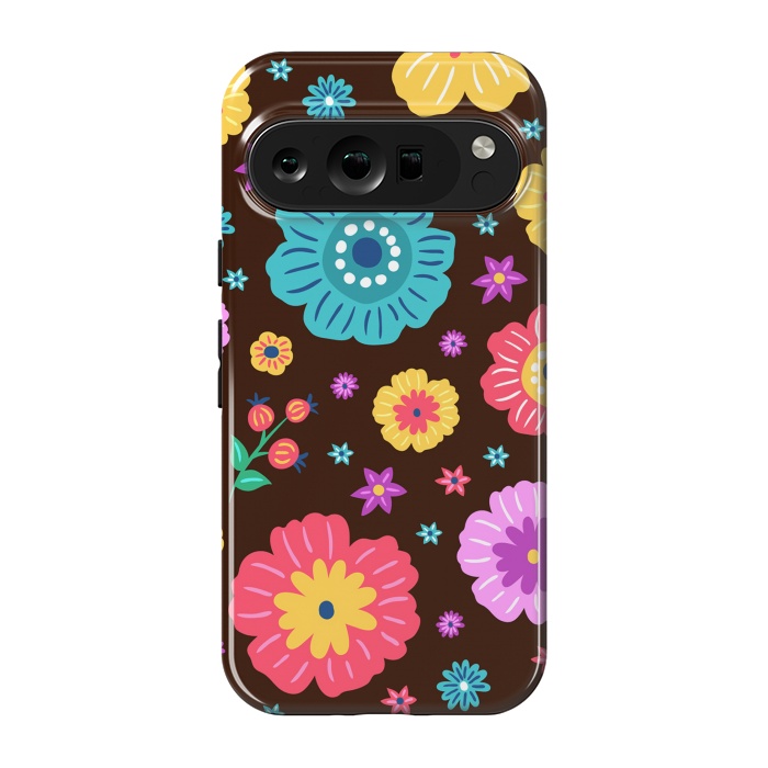 Pixel 9 pro StrongFit Floral Design 000 by ArtsCase