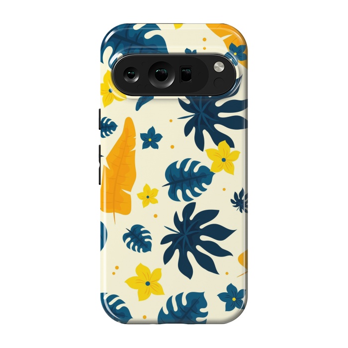 Pixel 9 pro StrongFit Tropical Leaves Floral by ArtsCase