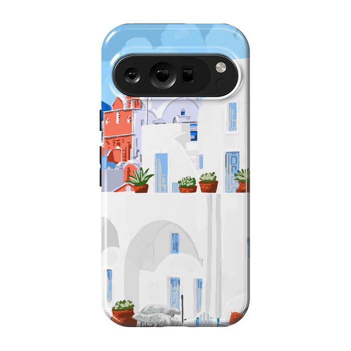 Pixel 9 pro StrongFit The Santorini Vacay by Uma Prabhakar Gokhale