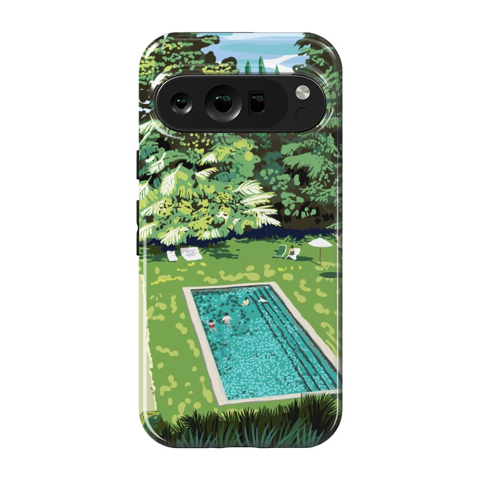 Pixel 9 pro StrongFit Life's Better Poolside | Vacation Travel Holiday Resort Swim | Architecture Summer Landscape by Uma Prabhakar Gokhale