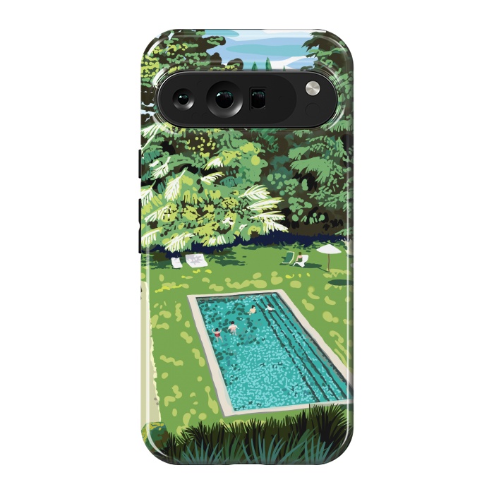 Pixel 9 Pro XL StrongFit Life's Better Poolside | Vacation Travel Holiday Resort Swim | Architecture Summer Landscape by Uma Prabhakar Gokhale