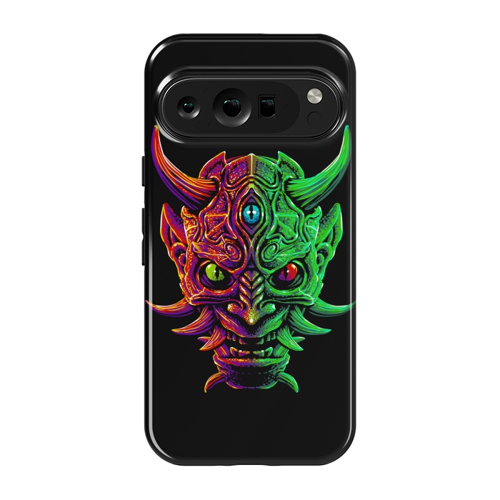 Pixel 9 pro StrongFit Demon with 3 Japanese eyes by Alberto