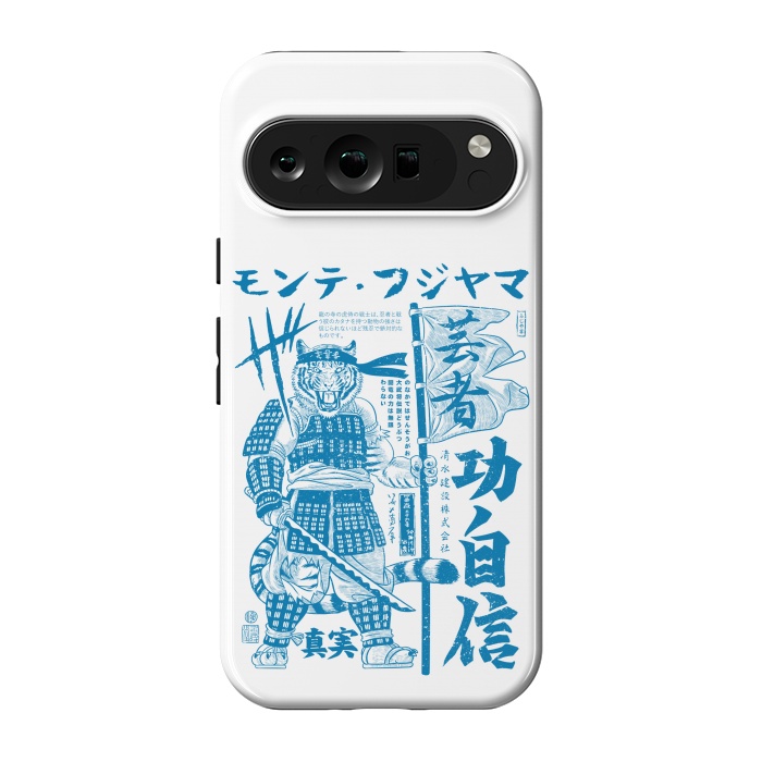 Pixel 9 pro StrongFit Samurai Tiger Kanji Warrior by Alberto