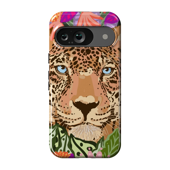 Pixel 9 StrongFit Peek A Boo Leopard by Uma Prabhakar Gokhale