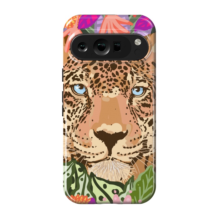 Pixel 9 pro StrongFit Peek A Boo Leopard by Uma Prabhakar Gokhale