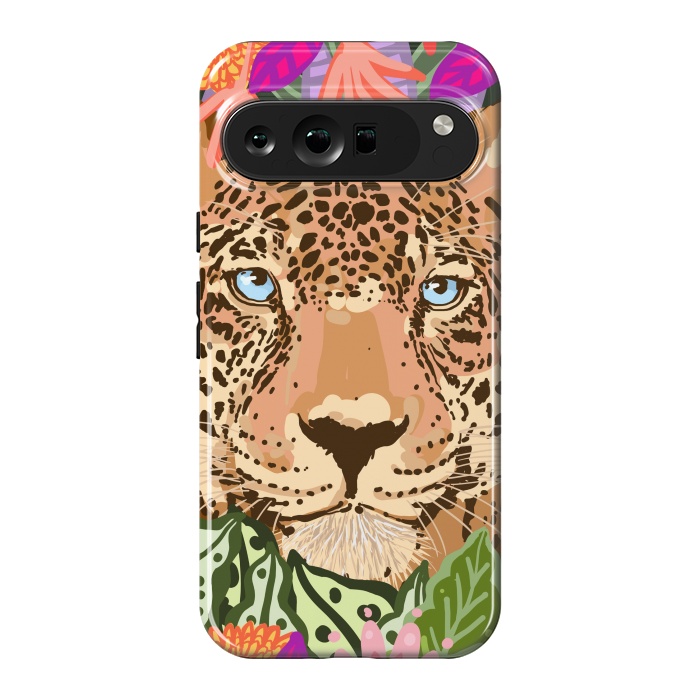 Pixel 9 Pro XL StrongFit Peek A Boo Leopard by Uma Prabhakar Gokhale