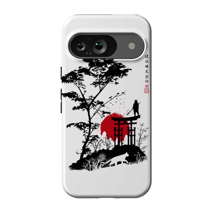 Pixel 9 StrongFit Japanese minimalist landscape by Alberto