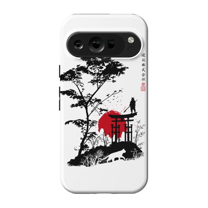 Pixel 9 pro StrongFit Japanese minimalist landscape by Alberto