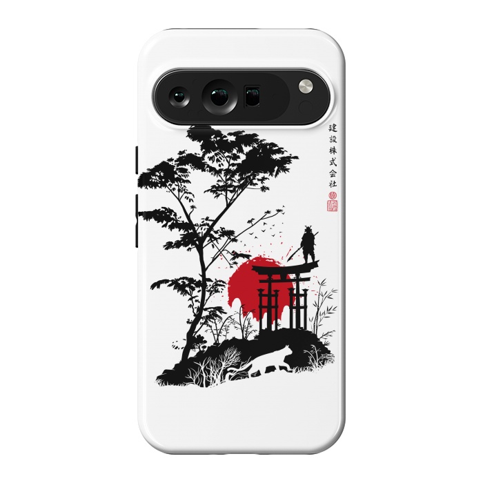 Pixel 9 Pro XL StrongFit Japanese minimalist landscape by Alberto