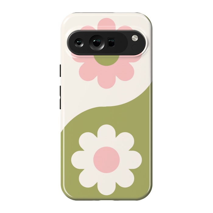 Pixel 9 Pro XL StrongFit Yin Yang Flowers by ArtPrInk