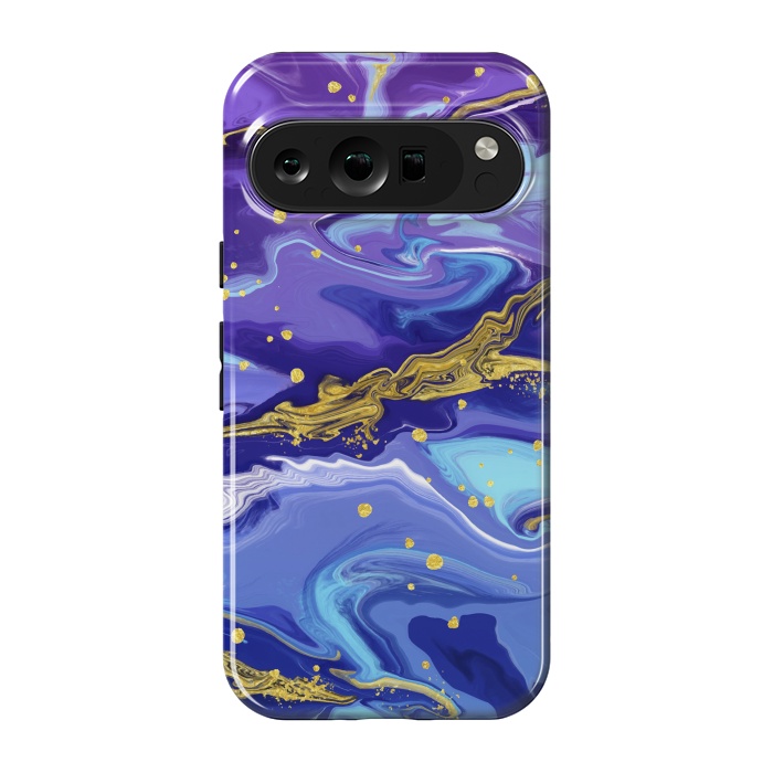 Pixel 9 pro StrongFit Colorful Marble by ArtsCase