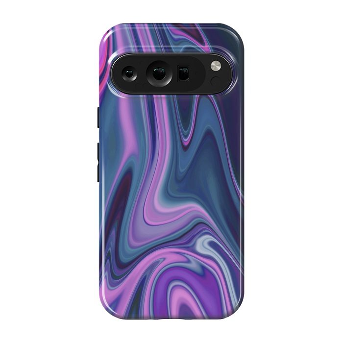 Pixel 9 pro StrongFit Liquid Purple Pink and Blue Colors by ArtsCase