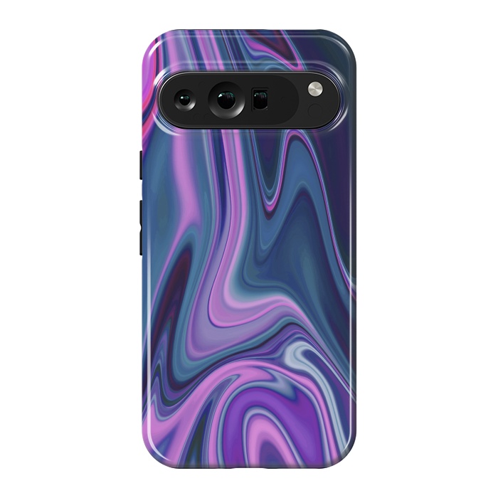 Pixel 9 Pro XL StrongFit Liquid Purple Pink and Blue Colors by ArtsCase