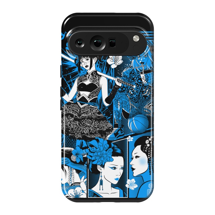 Pixel 9 Pro XL StrongFit Geisha warriors by Alberto