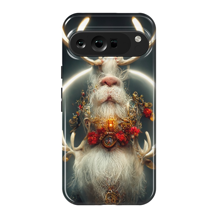 Pixel 9 Pro XL StrongFit Santa reindeer by haroulita