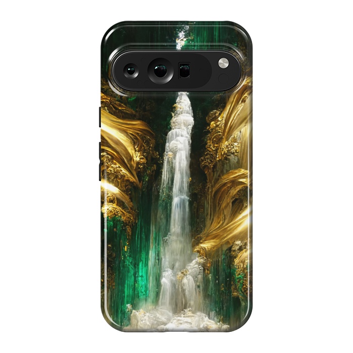 Pixel 9 Pro XL StrongFit sparkle waterfall by haroulita