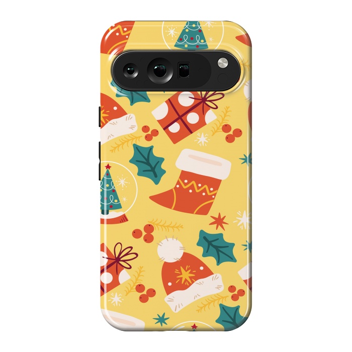 Pixel 9 Pro XL StrongFit Christmas Boots and Hats by ArtsCase