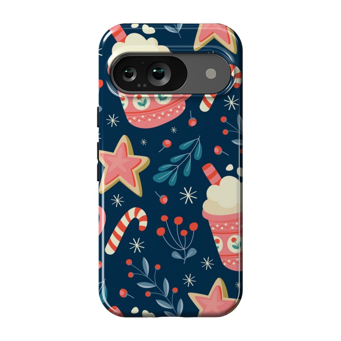 Pixel 9 StrongFit Cute Christmas Pattern VI by ArtsCase