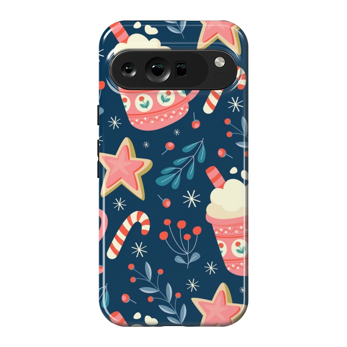 Pixel 9 Pro XL StrongFit Cute Christmas Pattern VI by ArtsCase