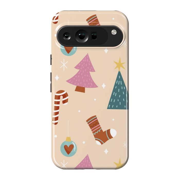 Pixel 9 Pro XL StrongFit Original Pattern in Christmas by ArtsCase