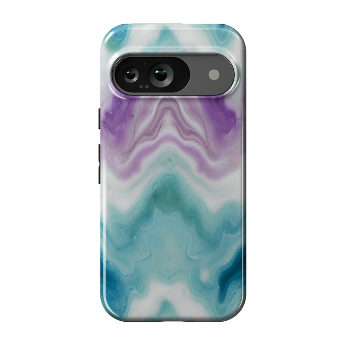 Pixel 9 StrongFit Wavy marble  by Winston