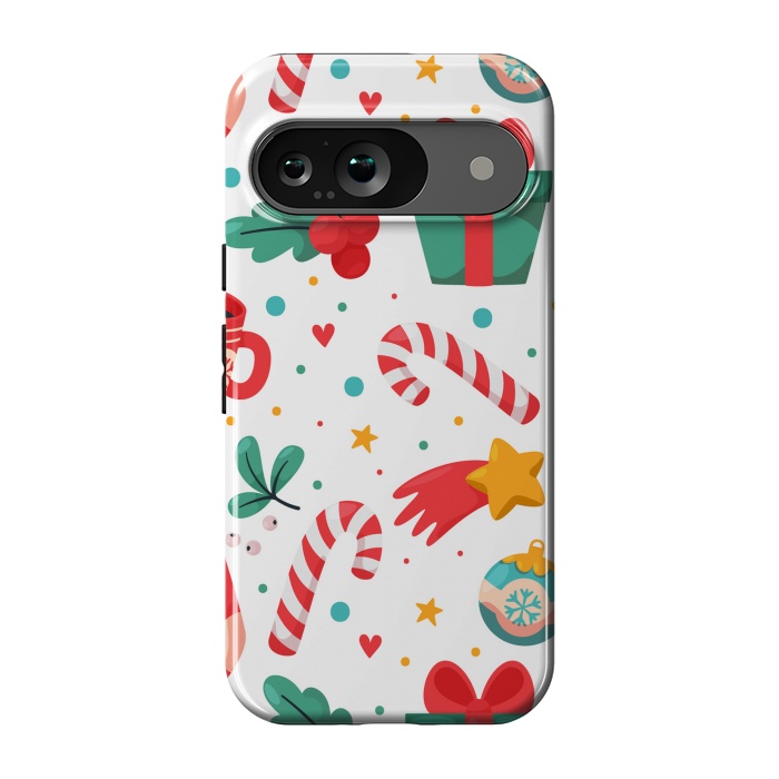 Pixel 9 StrongFit Christmas Pattern by ArtsCase