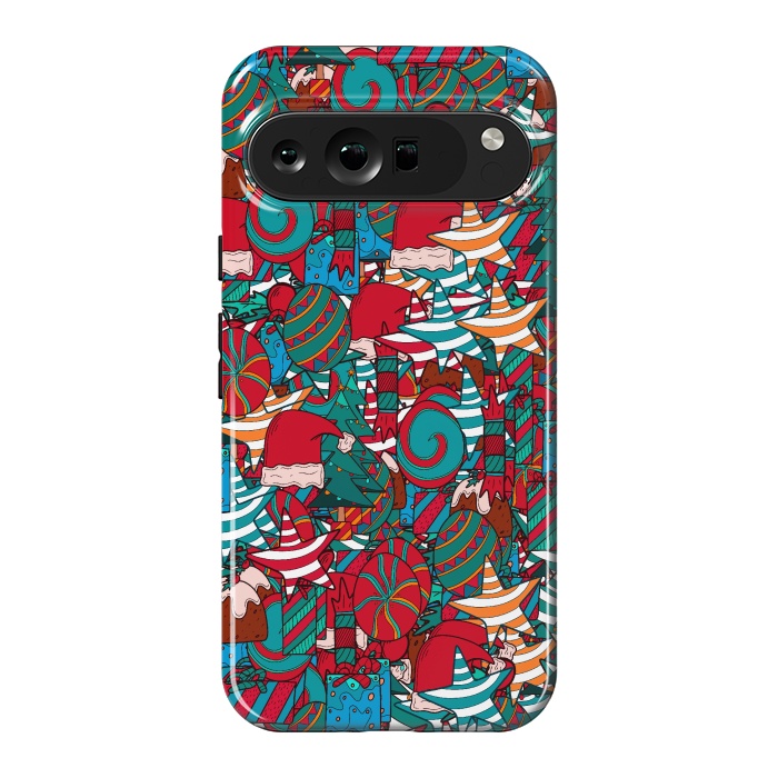 Pixel 9 Pro XL StrongFit A Christmas pattern by Steve Wade (Swade)