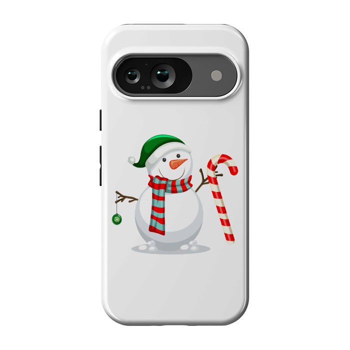 Pixel 9 StrongFit Snowman by Bledi