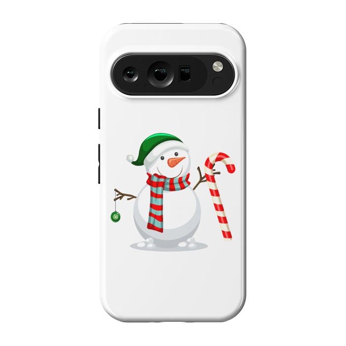 Pixel 9 pro StrongFit Snowman by Bledi