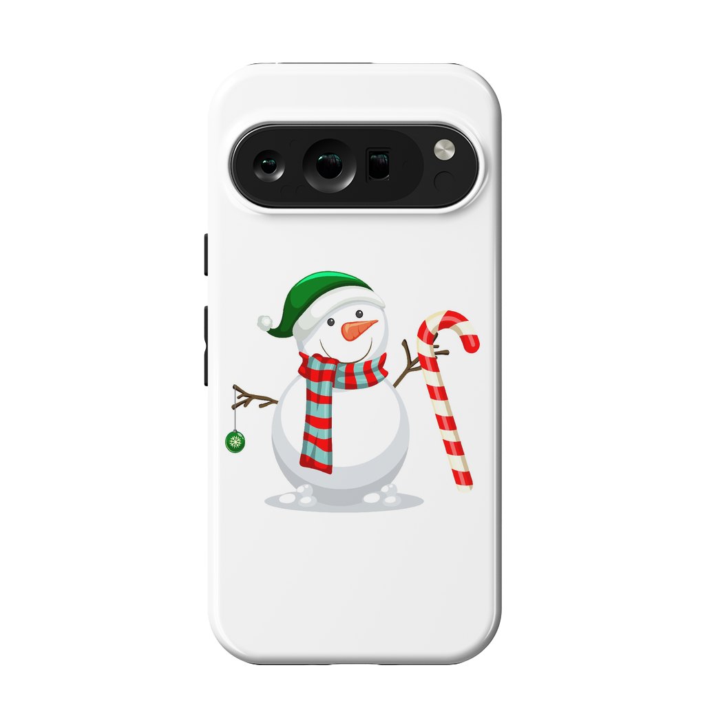 Pixel 9 pro StrongFit Snowman by Bledi