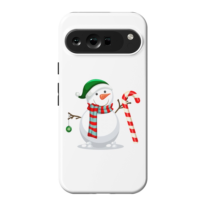 Pixel 9 Pro XL StrongFit Snowman by Bledi