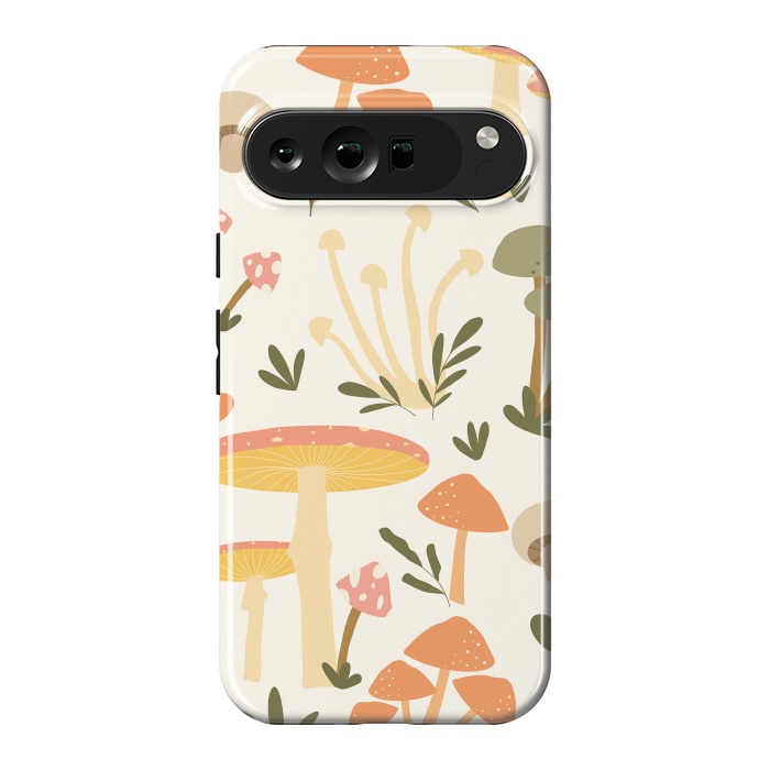 Pixel 9 Pro XL StrongFit Mushrooms Pastels by ArtPrInk