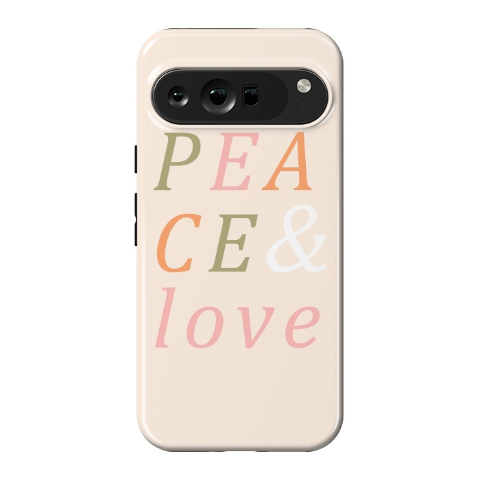 Pixel 9 Pro XL StrongFit Peace & Love Typography by ArtPrInk