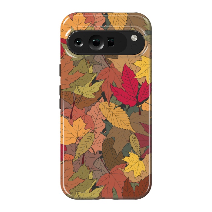 Pixel 9 Pro XL StrongFit Colorful autumn leaves by Bledi