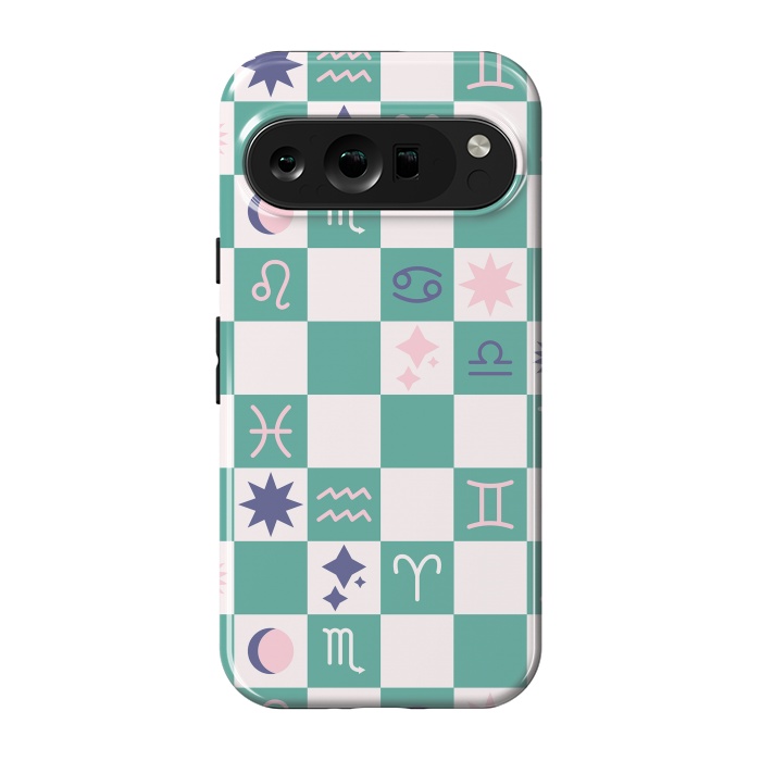 Pixel 9 pro StrongFit Pop Zodiac Signs Pattern by ArtPrInk