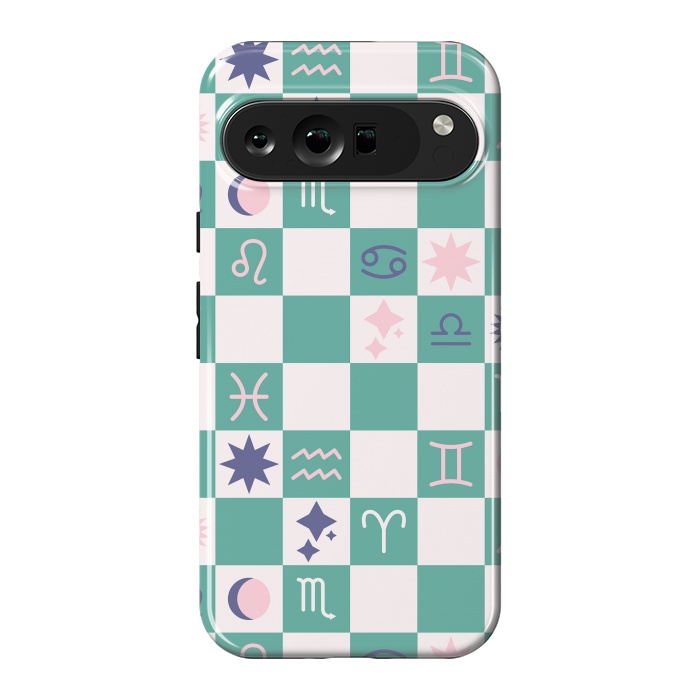 Pixel 9 Pro XL StrongFit Pop Zodiac Signs Pattern by ArtPrInk